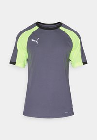 INDIVIDUALLIGA - Športne majice - galactic gray/yellow alert