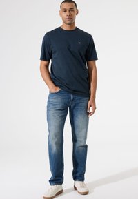 Garcia T-Shirt print - fossil blue