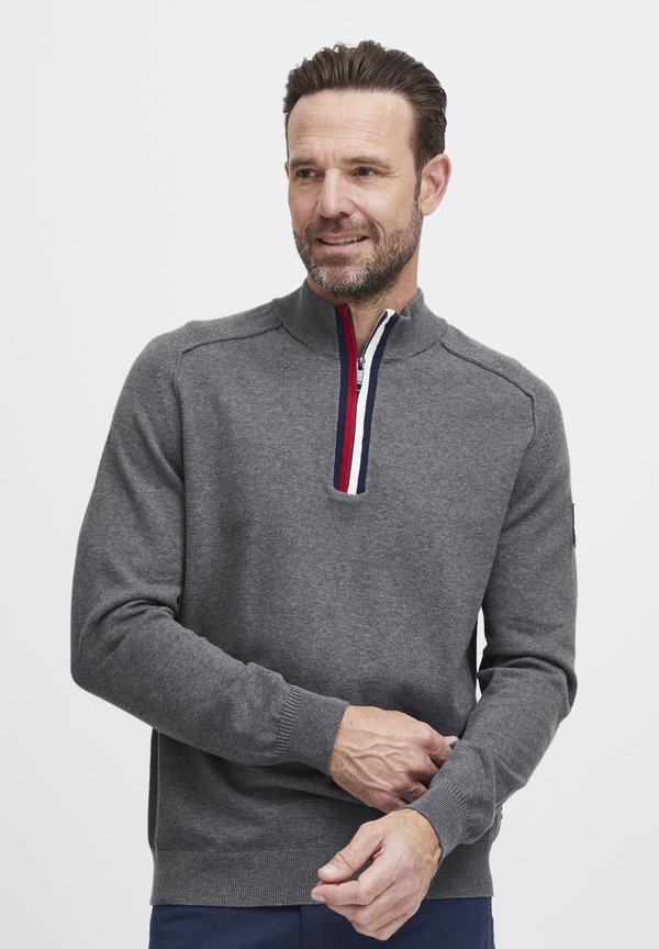 FQKYLE - Strickpullover - pewter mix