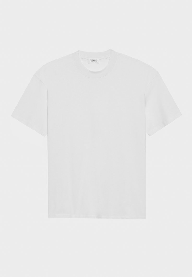YOURTURN T-shirt basic wit YOURTURN T-shirt basic wit