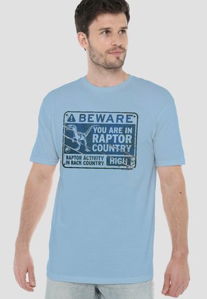 Jurassic World, JURASSIC WORLD RAPTOR SIGN - Print T-shirt - lightblue