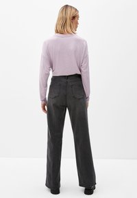 s.Oliver LONGSLEEVE GLITZEREFFEKT - Langarmshirt - perlmuttrosa