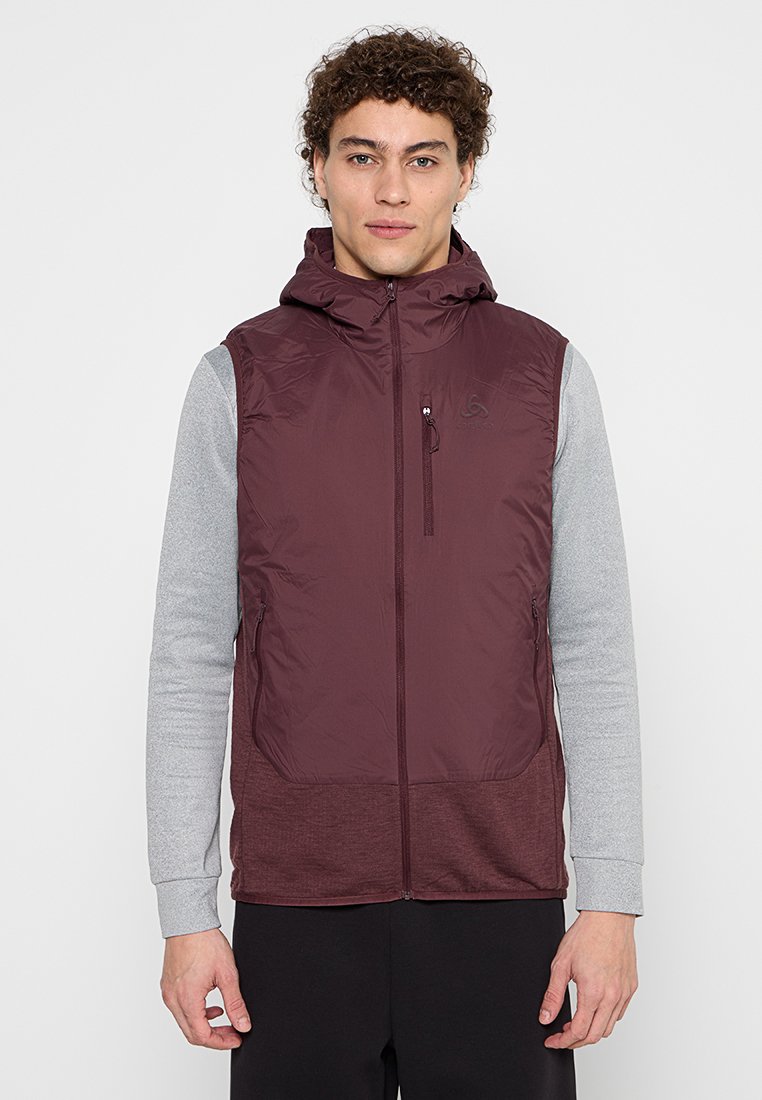 Odlo Bodywarmer bordeauxrood Odlo Bodywarmer bordeauxrood