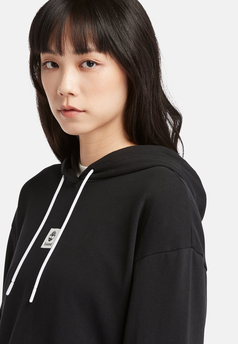Timberland LOOP BACK - Mikina s kapucí - black