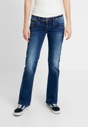 Džíny Bootcut - dark-blue denim