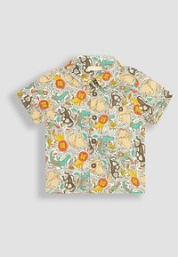 JoJo Maman Bébé 2-PIECE TRICERATOPS SET  - REGULAR FIT - Šortai - khaki green jungle animals