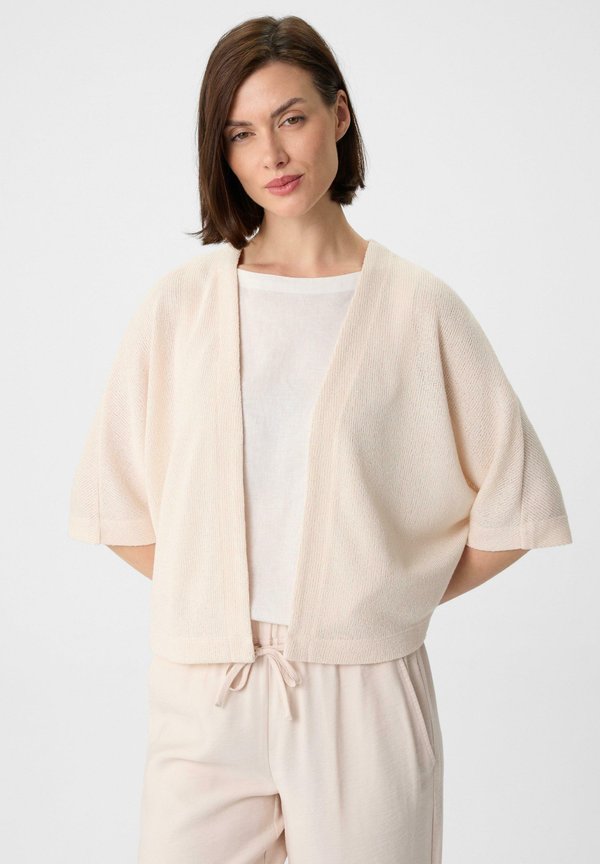 Strickjacke - helles beige