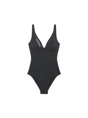 Terranova, COSTUME INTERO CON COPPE E LOGO - Costume da bagno - nero