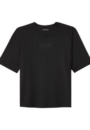 Calvin Klein, ICON SPORT ACTIVE TEE - Μπλουζάκι με στάμπα - black