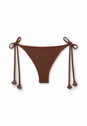 Calzedonia, FLORAL CROCHET - Bas de bikini - brown
