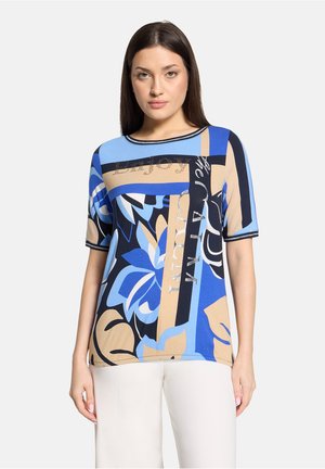 MIT TUNNELZUG CASUAL- - T-Shirt print - dunkelblau blau