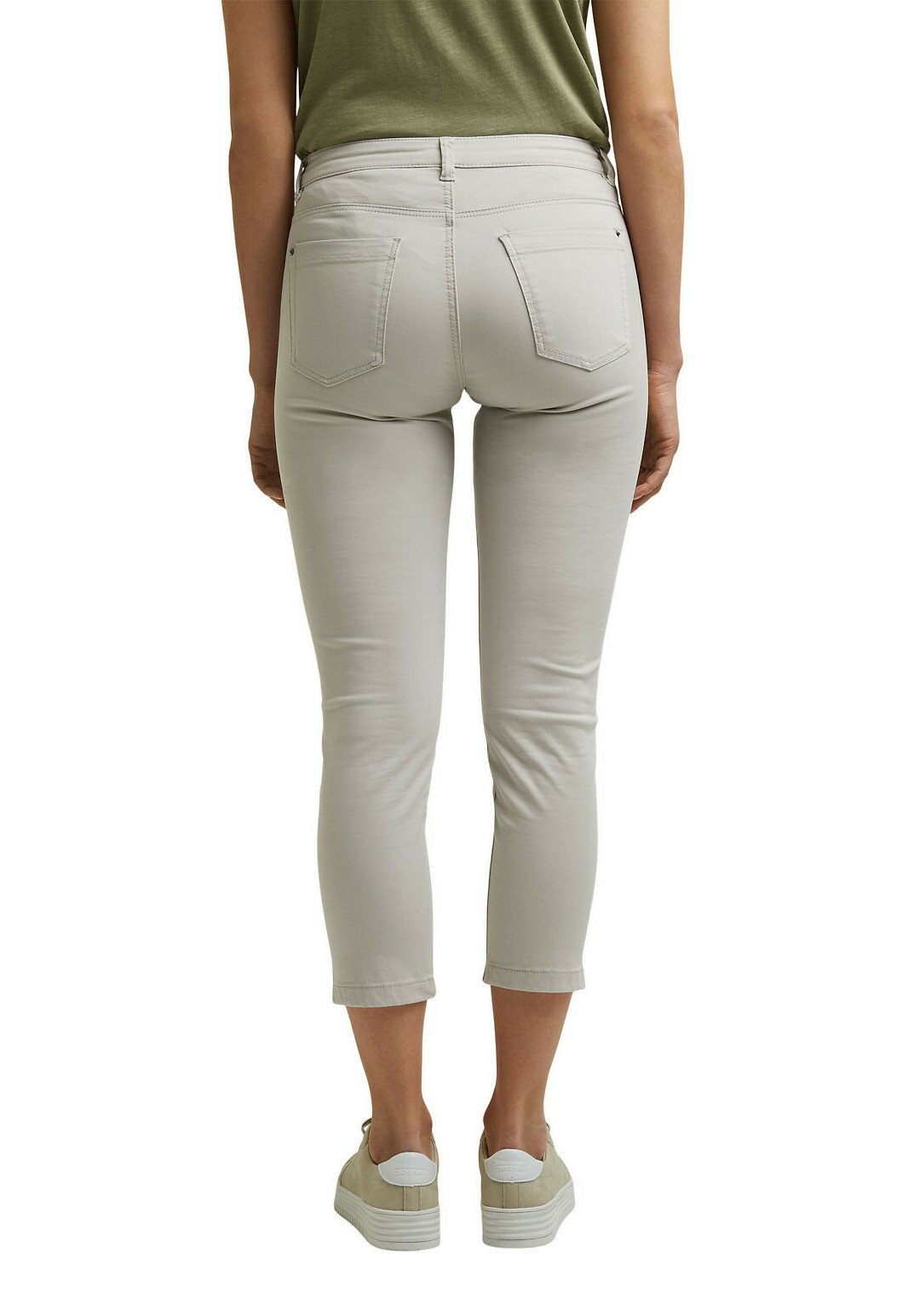 Esprit MR CAPRI - Broek - light grey/Lichtgrijs - Zalando.nl