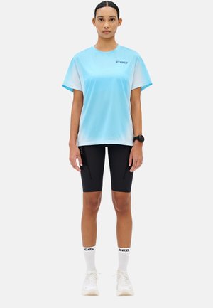 SHORT SLEEVE - T-shirt print - light blue fade
