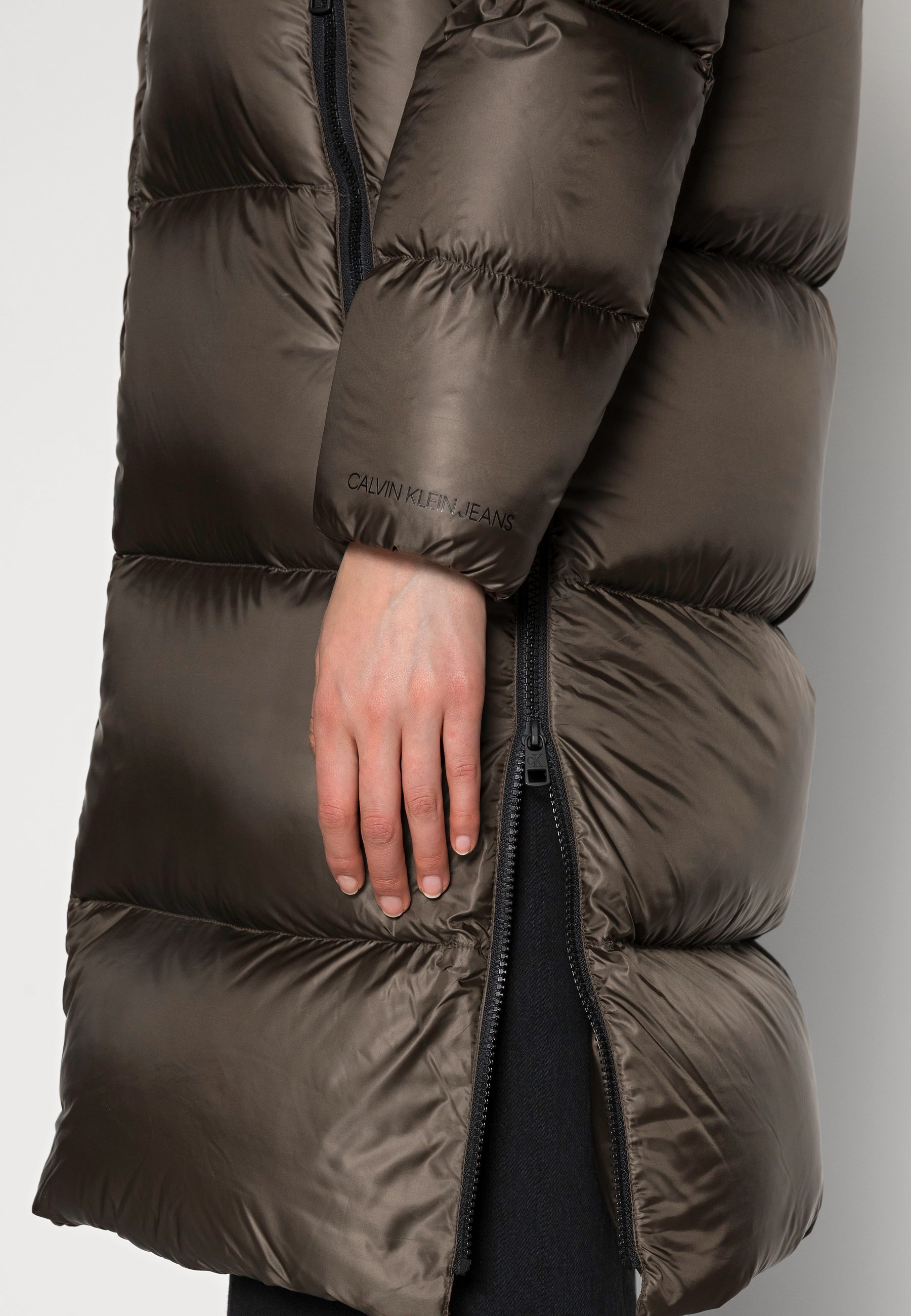 Damer SHINY LONG PUFFER - Dunfrakker Damer SHINY LONG PUFFER - Dunfrakker
