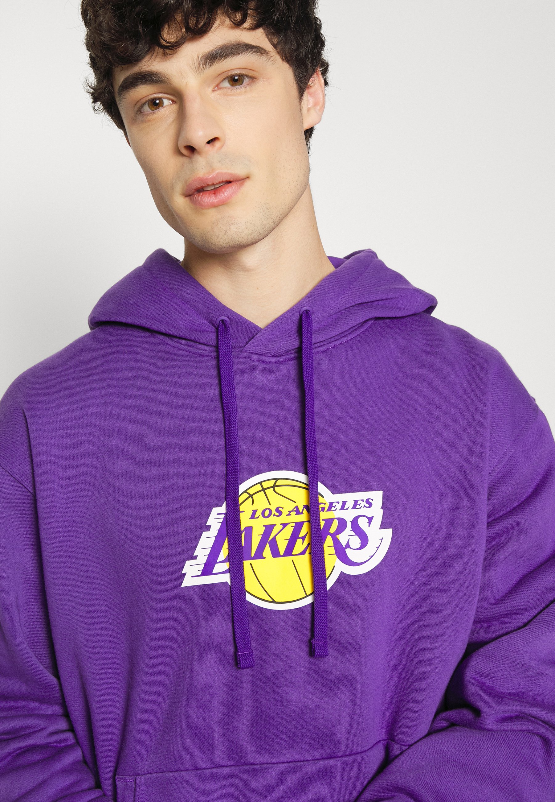 Nike Performance NBA LOS ANGELES LAKERS ESSENTIAL LOGO HOODIE - Felpa con  cappuccio - field purple/viola - Zalando.it