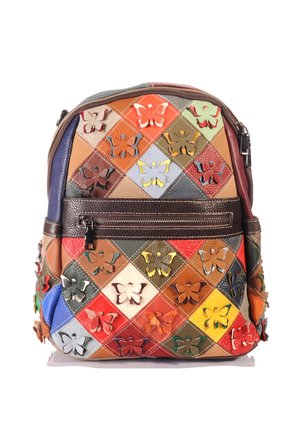 HANDGEFERTIGTER CITY PACHWORK ITALIEN  - Tagesrucksack - bunt