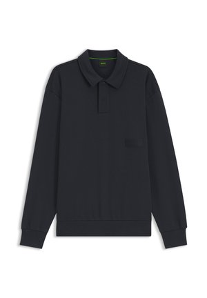 BOSS, SW_PLACKET POLO - Maglietta a manica lunga - dark blue