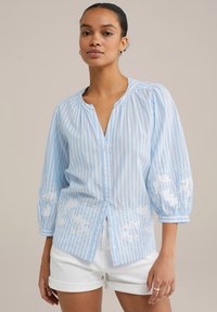 WE Fashion - Blouse - light blue Thumbnail Image 1