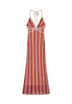 Guess, SL FEARNE HALTER DRESS - Robe longue - pop rose multi