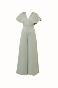 WEDDING BETTY WRAP - Jumpsuit - sage green