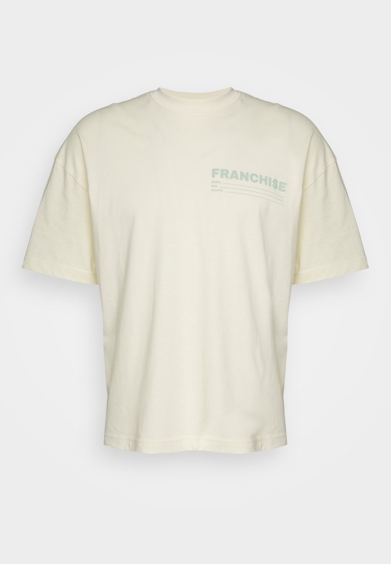 Franchise T-shirt print wit Franchise T-shirt print wit