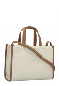 Lacoste HERITAGE 27 CM - Rankinė - natural tan