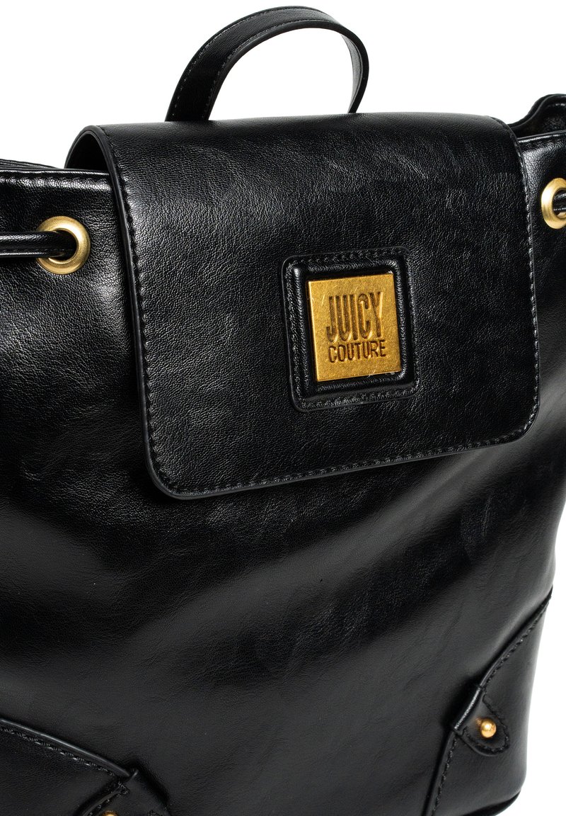 Juicy Couture Black Leather Flap Backpack with Gold Hardware Juicy Couture | Bags | Love Never Dies Juicy Couture Back  main image 4