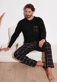 Buratti REGULAR FIT SET - Komplet pidžame - black