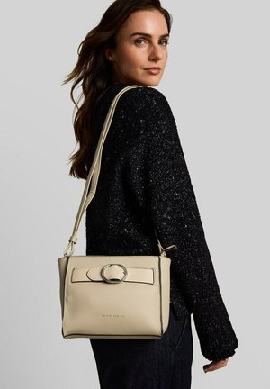 TOM TAILOR, TOM TAILOR BAGS TTELIORA S UMHÄNGETASCHE MIT GÜRTELDETAIL - Umhängetasche - beige beige