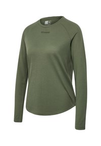 Hummel VANJA - Langarmshirt - deep lichen green