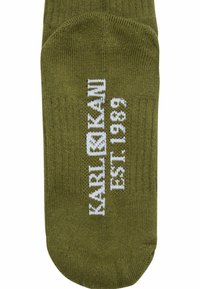 Karl Kani SIGNATURE PACK - Zoknik - dark olive off white black