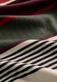 CREW NECK - REGULAR FIT - Pulóver - burgundy stripe
