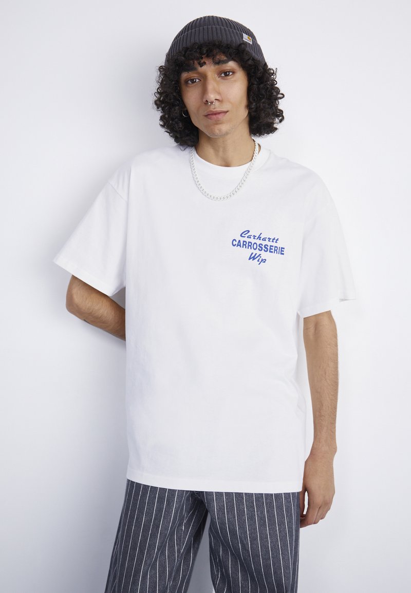Carhartt WIP MECHANICS - Printtipaita - white