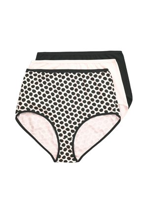 MAXIS 3ER-PACK PUNKTE/ EINFARBIG - Slip - black