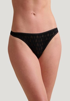 Wolford NET LOGO STRING - String - black