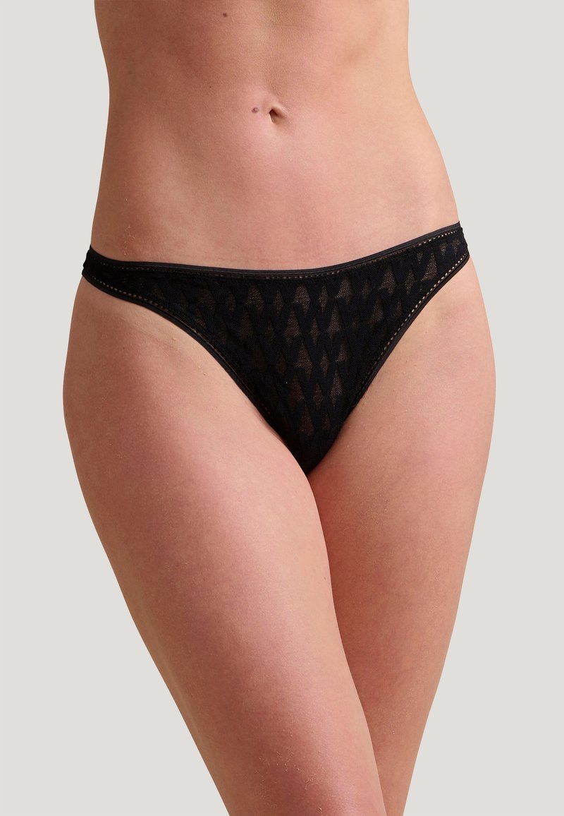 Wolford NET LOGO STRING - String - black