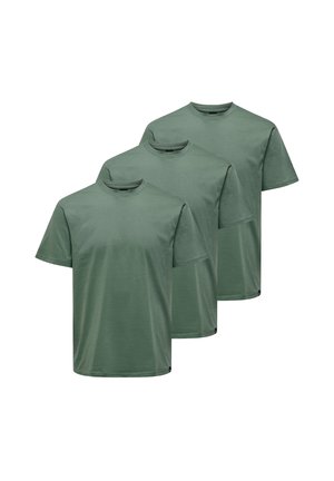 3 PACK - T-Shirt basic - dark forest