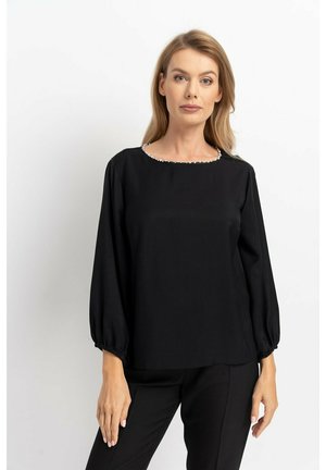 PEARLS - Bluse - czarny