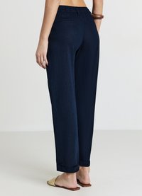 Calliope TASCHE ALLA FRANCESE MISTO - Stoffhose - blu notte