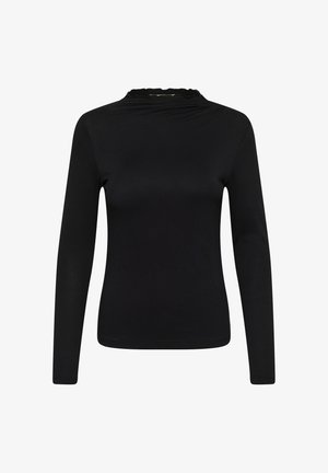 Love Copenhagen, LCDREA DRAPED LONG SLEEVE - Langarmshirt - pitch black