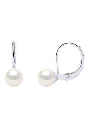 MONTAIGNE EARRINGS FRESHWATER PEARL 6-7 MM WHITE GOLD 375/1000 AAA+ - Boucles d'oreilles - blanc nacré