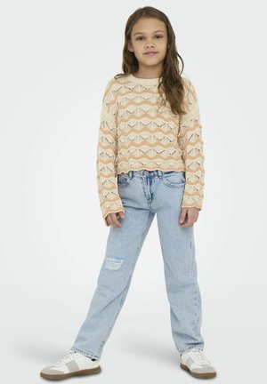 KOGDONNA LS O-NECK STRIPE STRUCTURE - Jersey de punto - birch