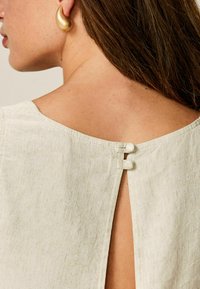 Next SUMMER SQUARE NECK  - Blůza - natural