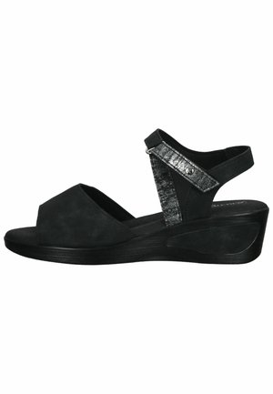 Arcopedico Sandalias de cuña - black