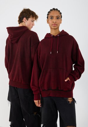 UNISEX - Mikina so zipsom - dark red