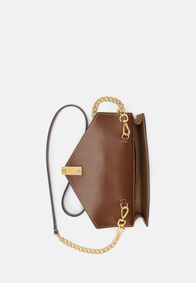 Polo Ralph Lauren POLO ID LEATHER SUEDE CHAIN WALLET & BAG - Vakarsomiņa - cinnamon