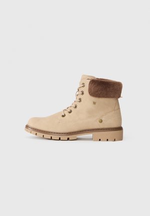 CASSSIDY - Snörstövletter - beige