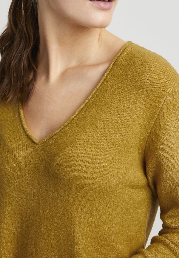 OXIda - Jumper dress - honey mustard melange2