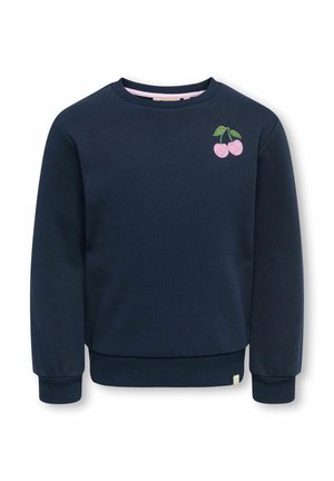 ONLY MINI KMGTHILDA LS REG O-NECK BRU SWT - Sweatshirt - night sky
