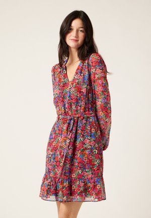 GAIA - Day dress - red/multi coloured